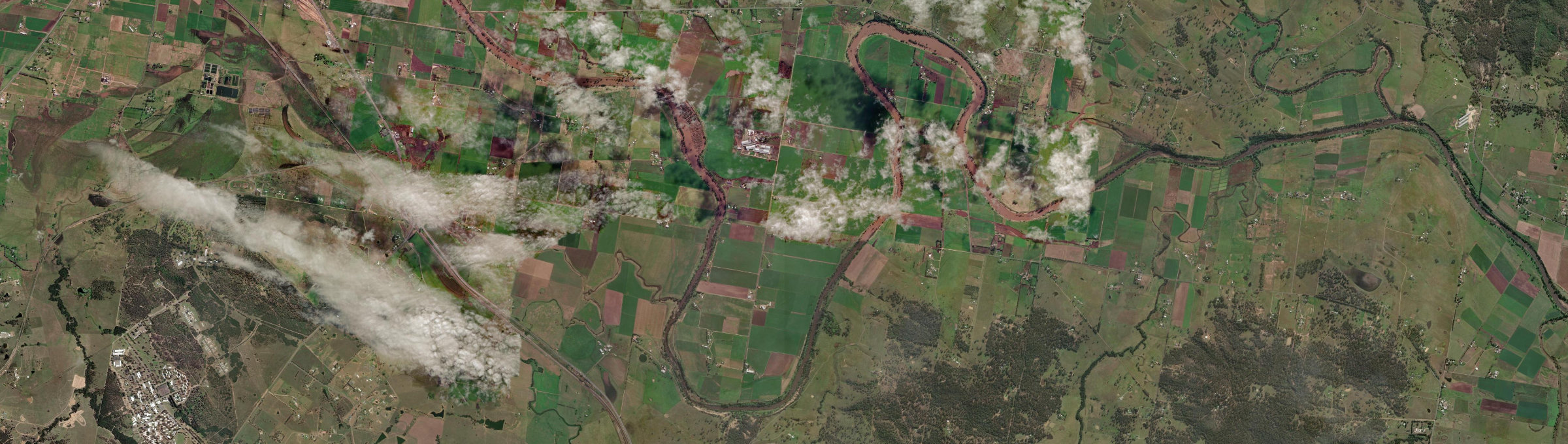 Aerial view of Scotts Flat, NSW