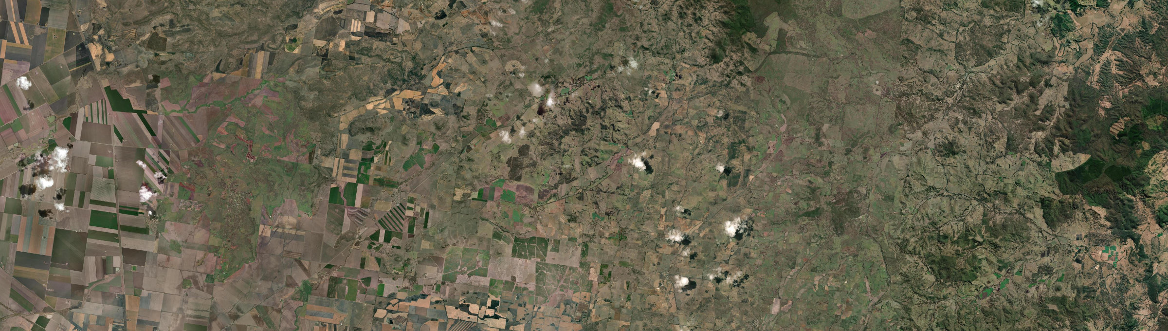 Aerial view of Moola, QLD