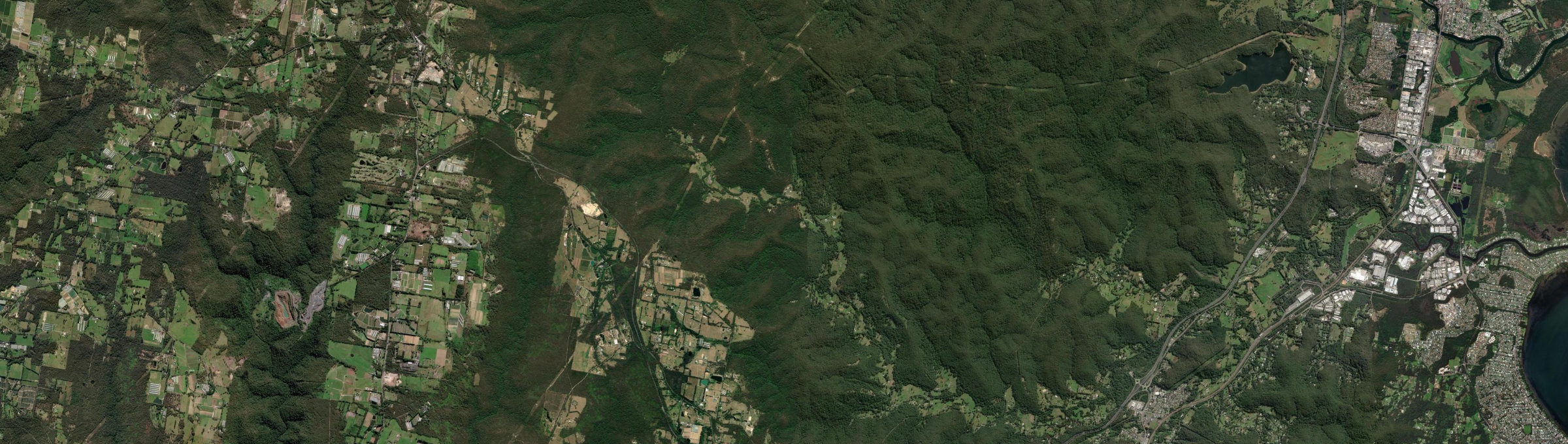 Aerial view of Palm Grove (NSW), NSW