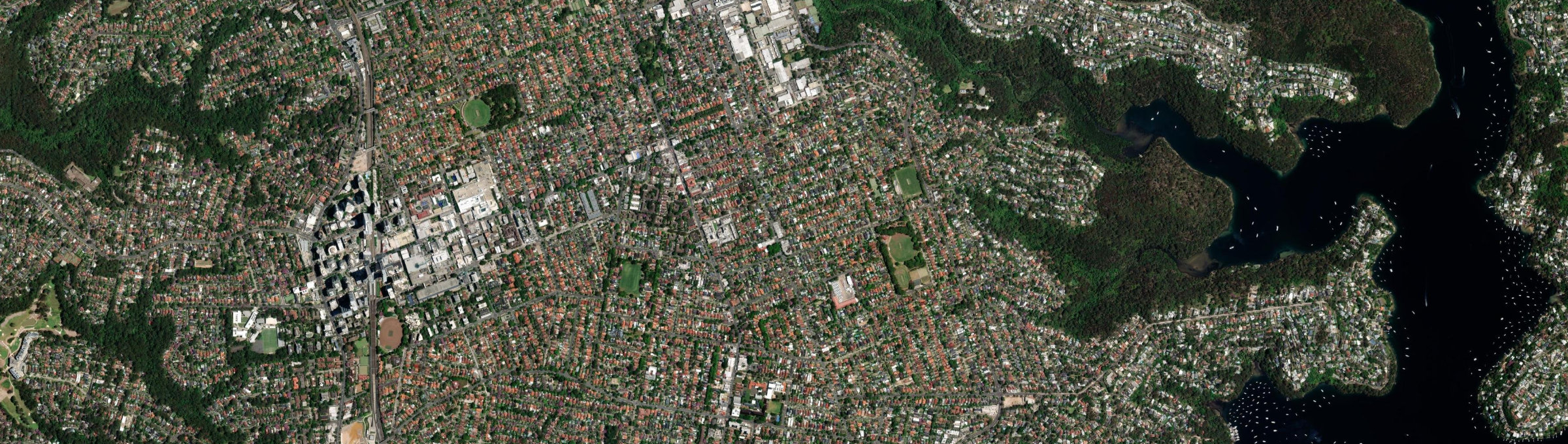 Aerial view of North Willoughby, NSW