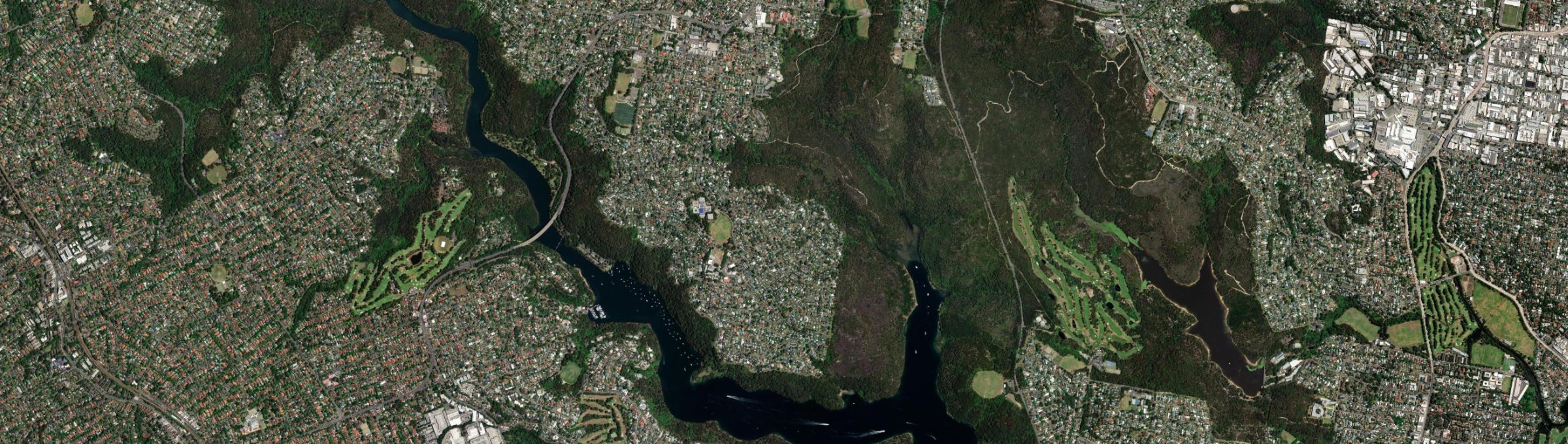 Aerial view of Killarney Heights, NSW