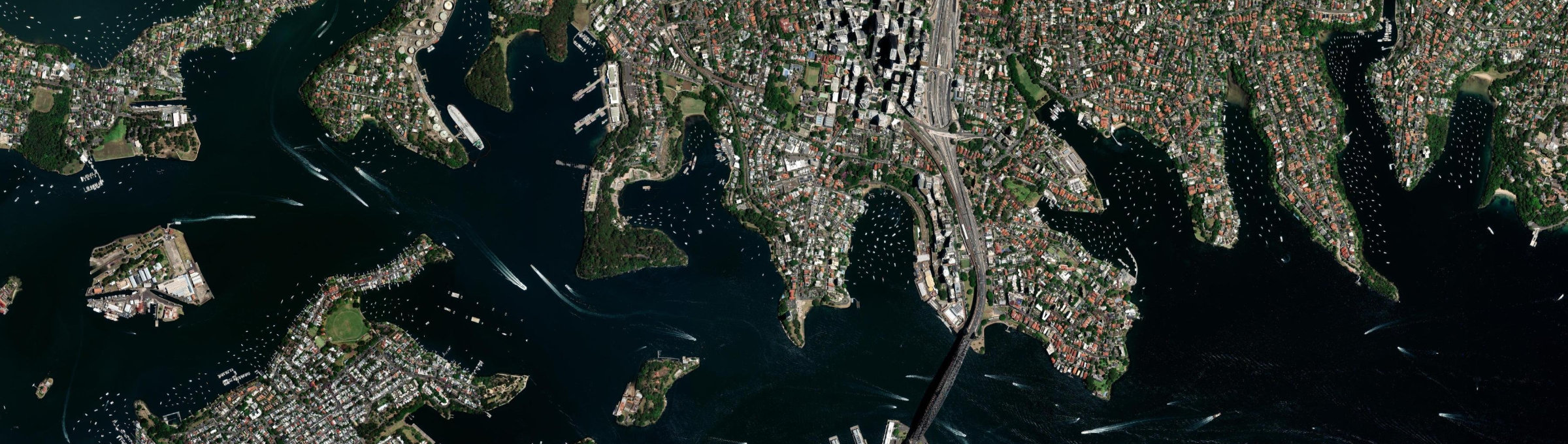 Aerial view of McMahons Point, NSW
