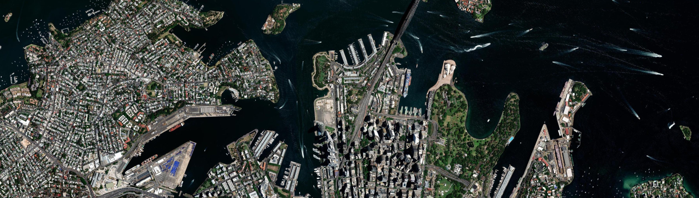 Aerial view of Millers Point, NSW