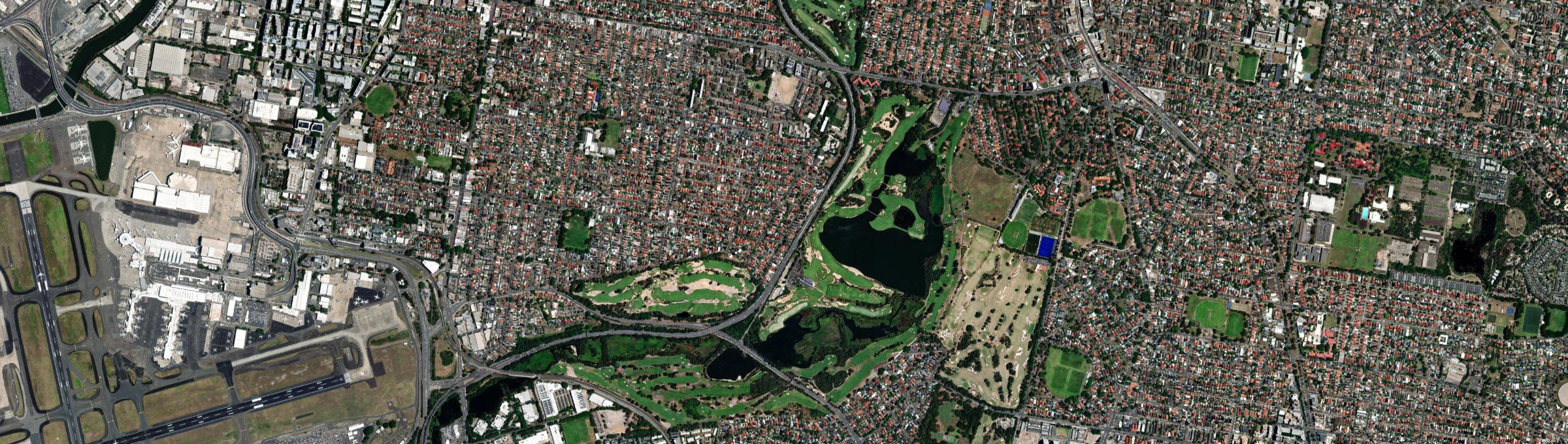 Aerial view of Eastlakes, NSW
