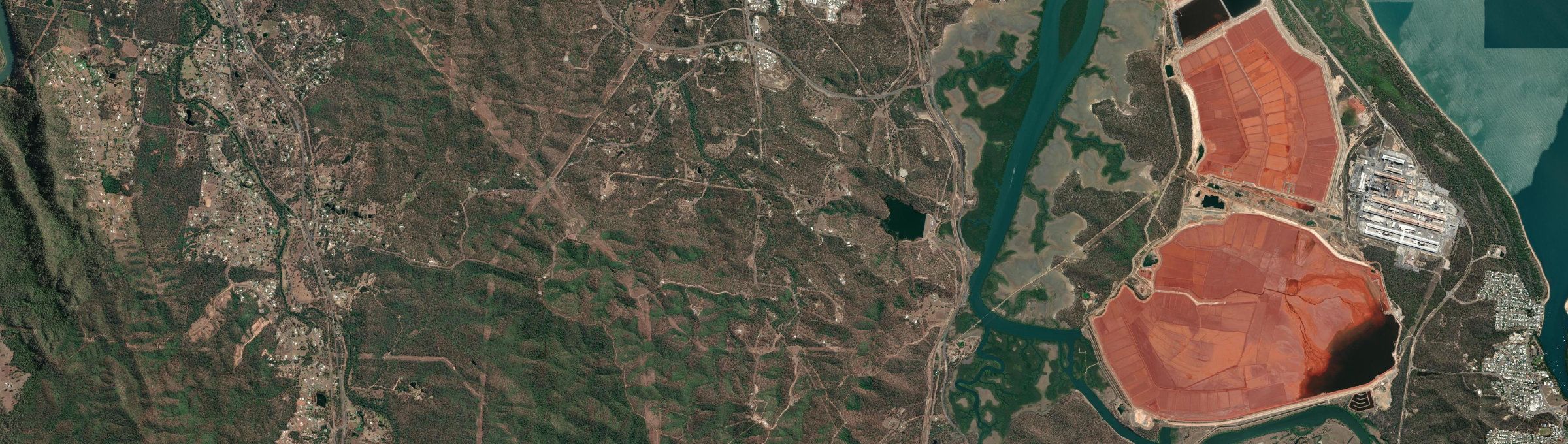Aerial view of O'Connell (Qld), QLD
