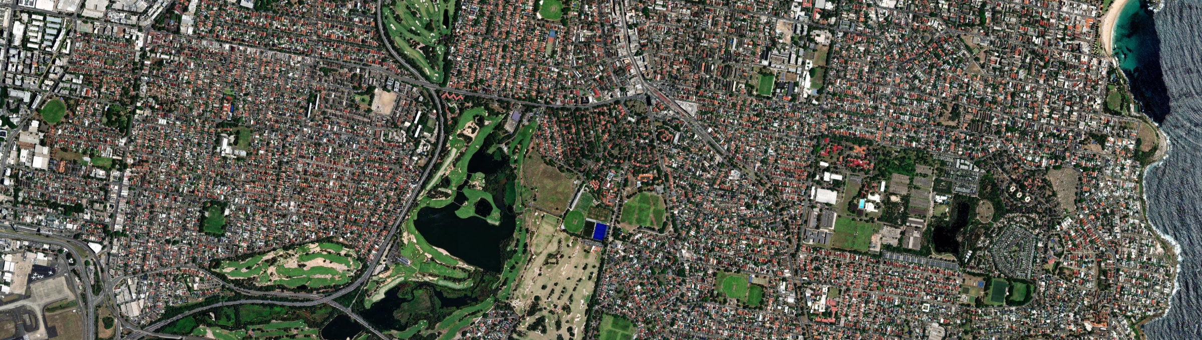 Aerial view of Daceyville, NSW
