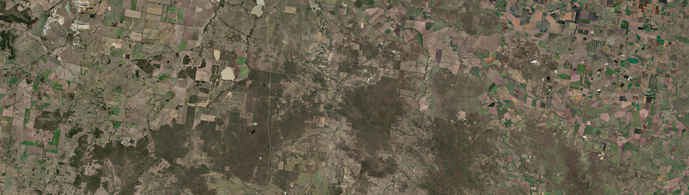 Aerial view of Leyburn, QLD