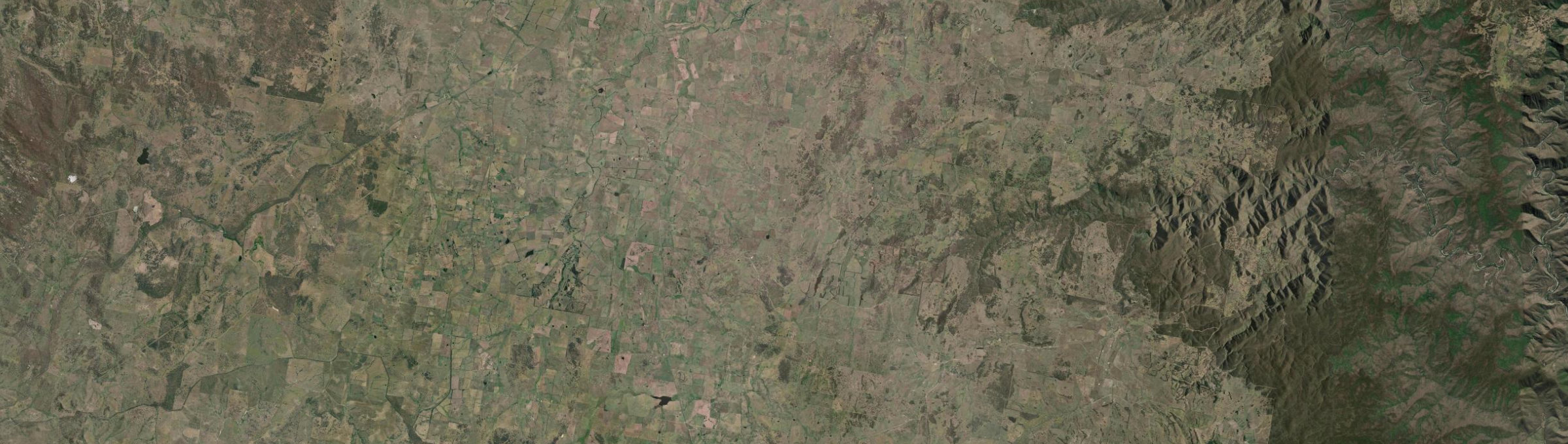 Aerial view of Salisbury Plains, NSW