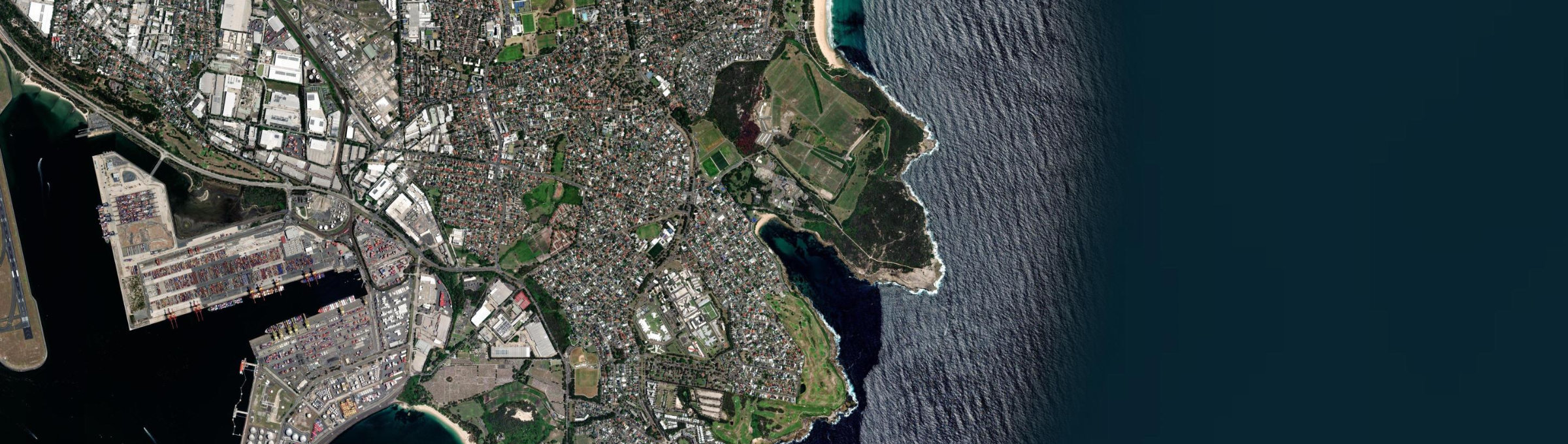 Aerial view of Malabar, NSW