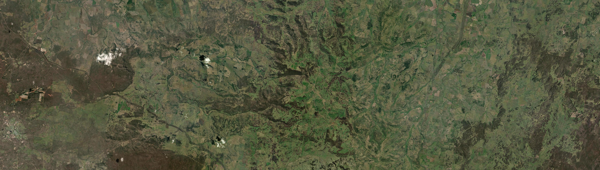 Aerial view of Maybole, NSW