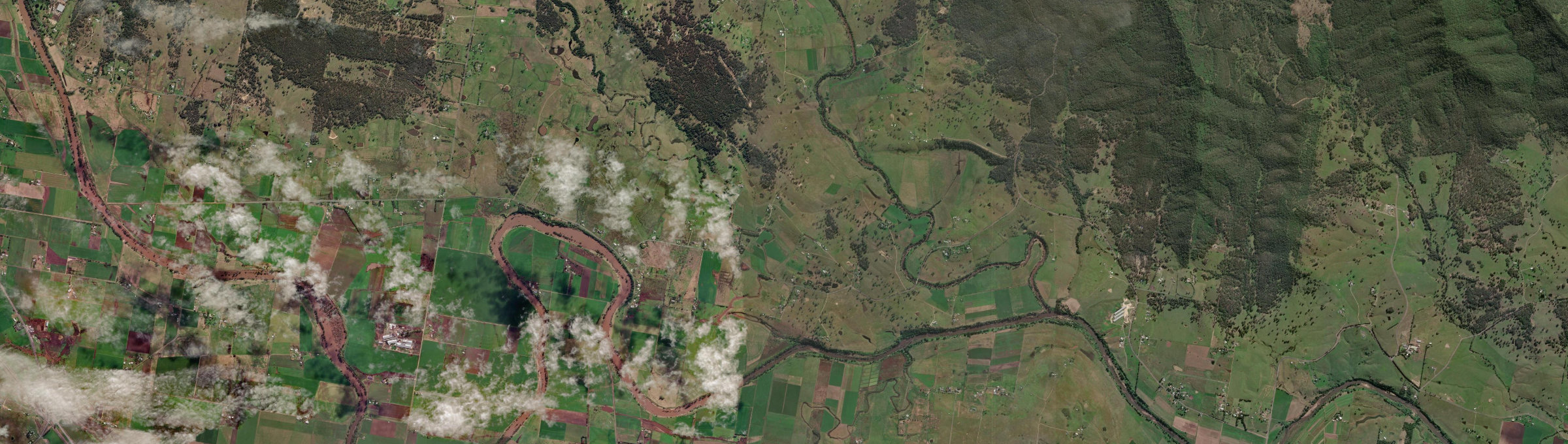 Aerial view of Glendon, NSW