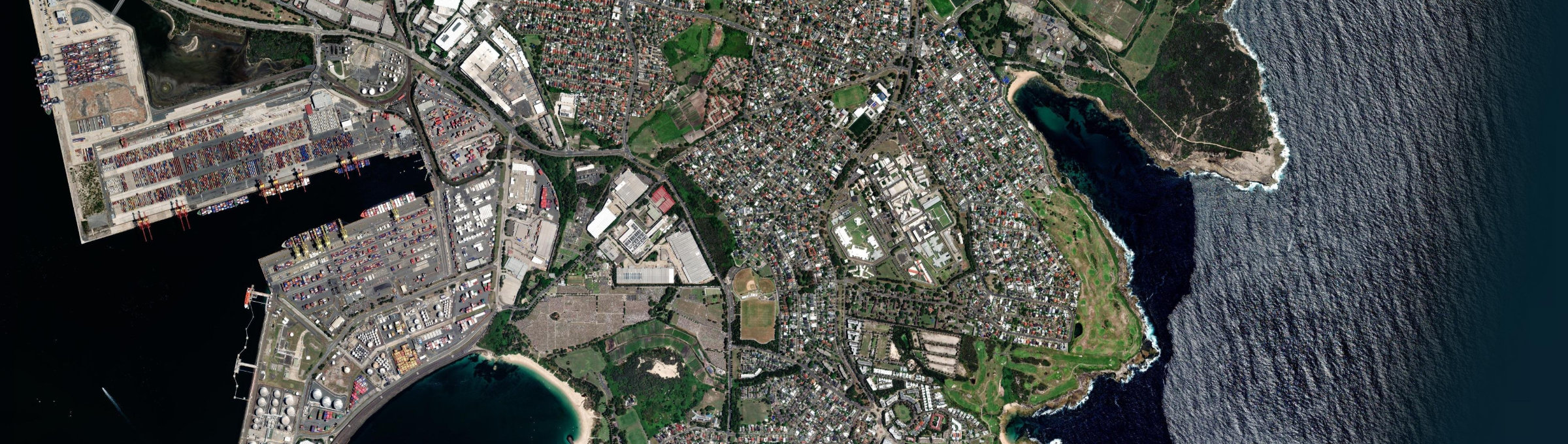 Aerial view of Chifley (NSW), NSW