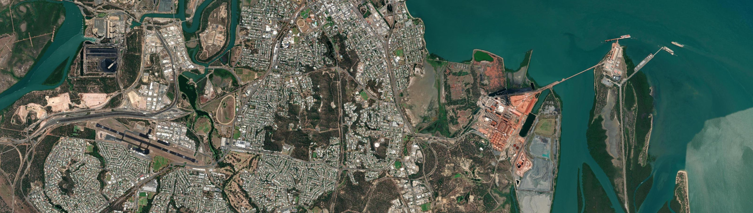 Aerial view of South Gladstone, QLD
