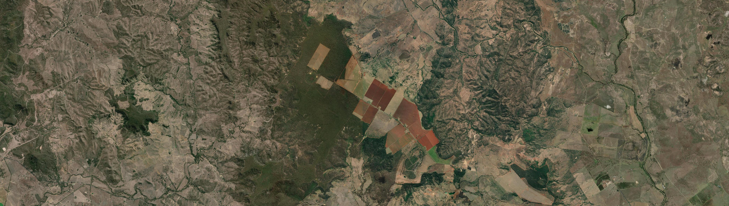 Aerial view of Gurgeena, QLD