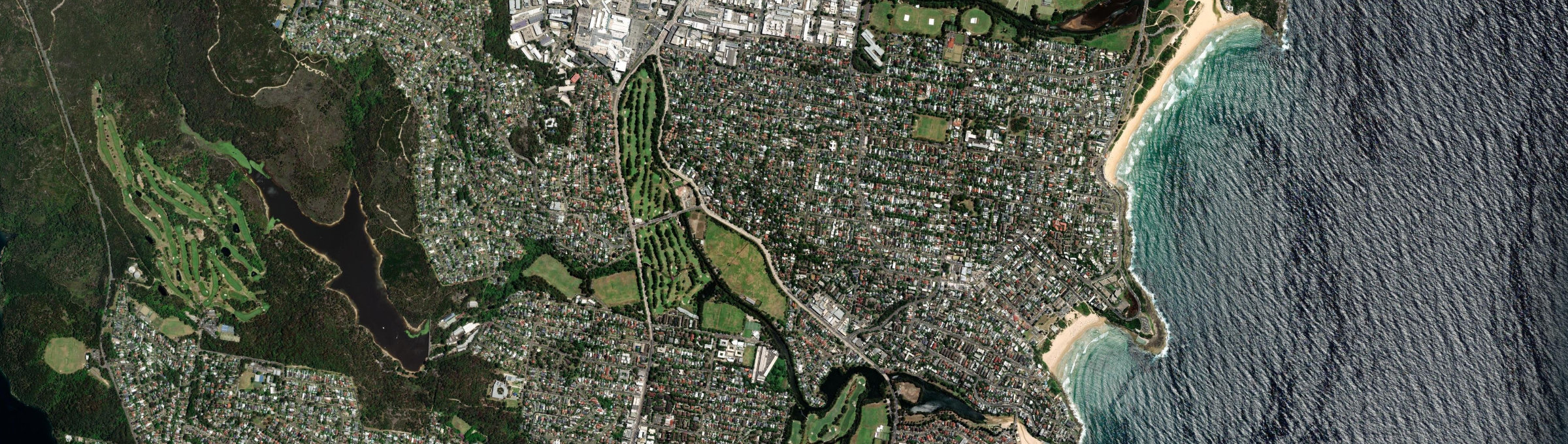 Aerial view of North Manly, NSW