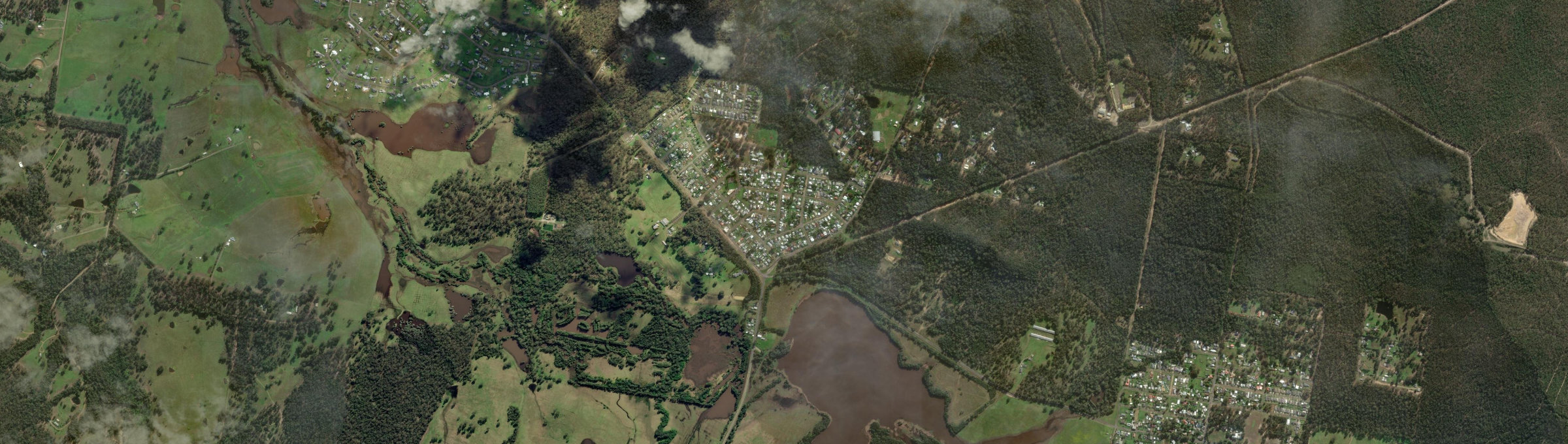 Aerial view of Paxton, NSW