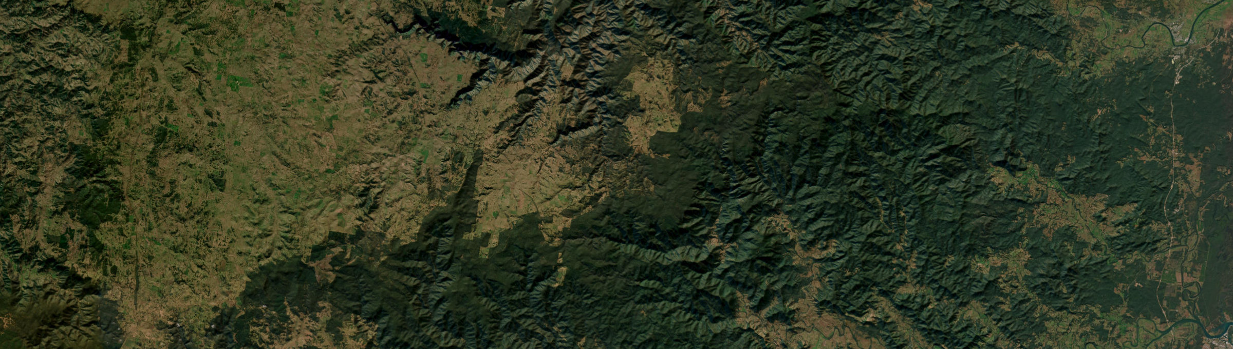 Aerial view of Yarrowitch, NSW