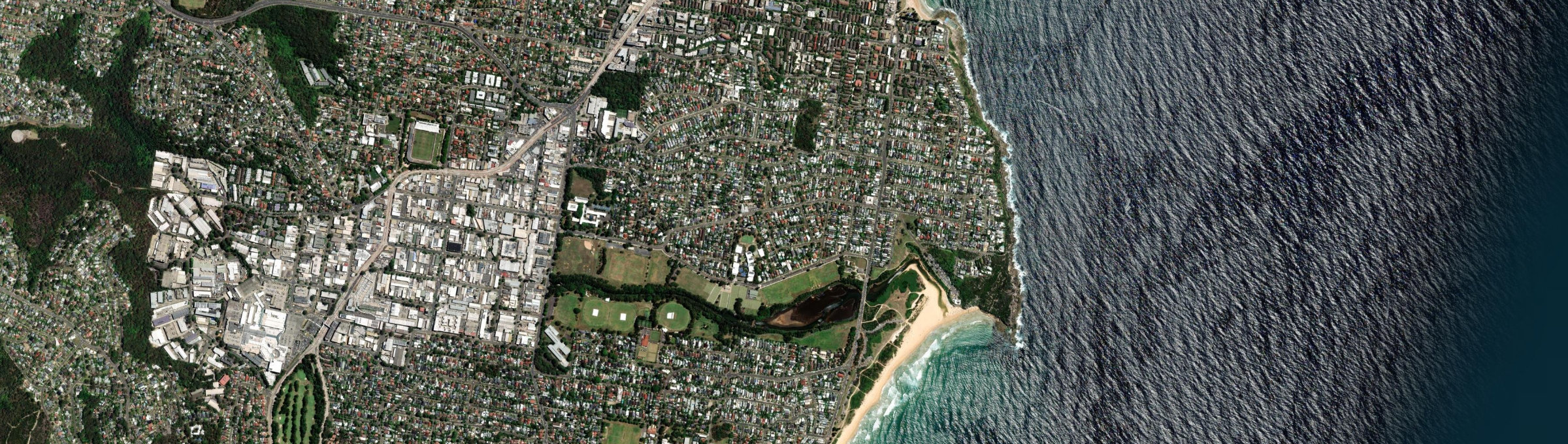 Aerial view of North Curl Curl, NSW