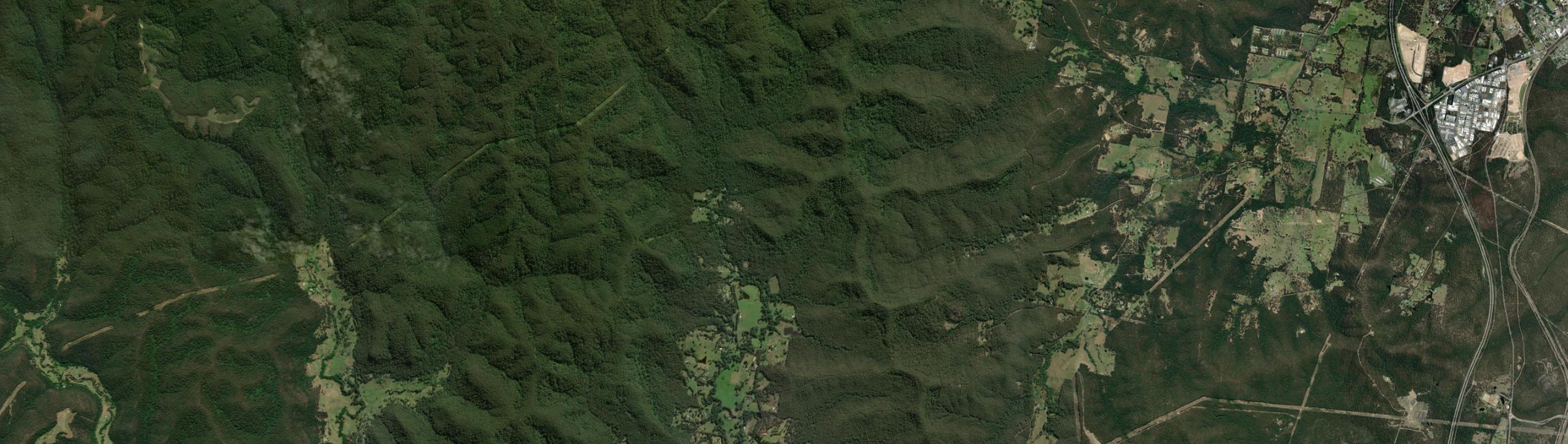 Aerial view of Lemon Tree, NSW