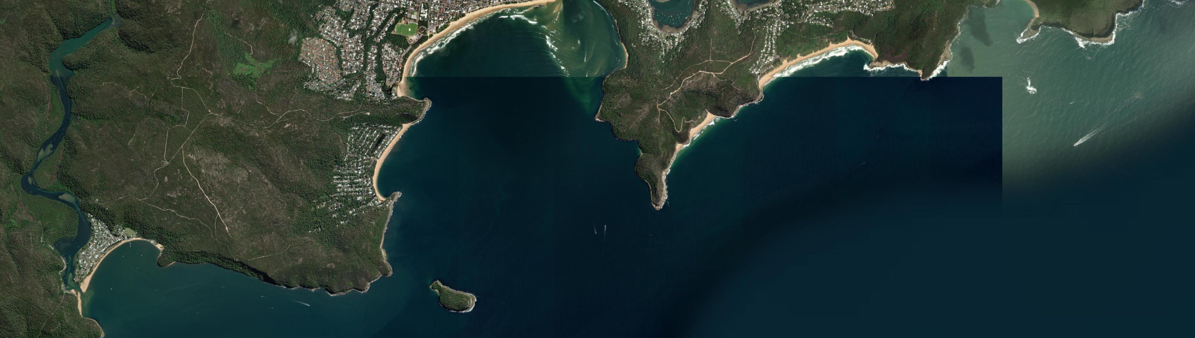 Aerial view of Box Head, NSW