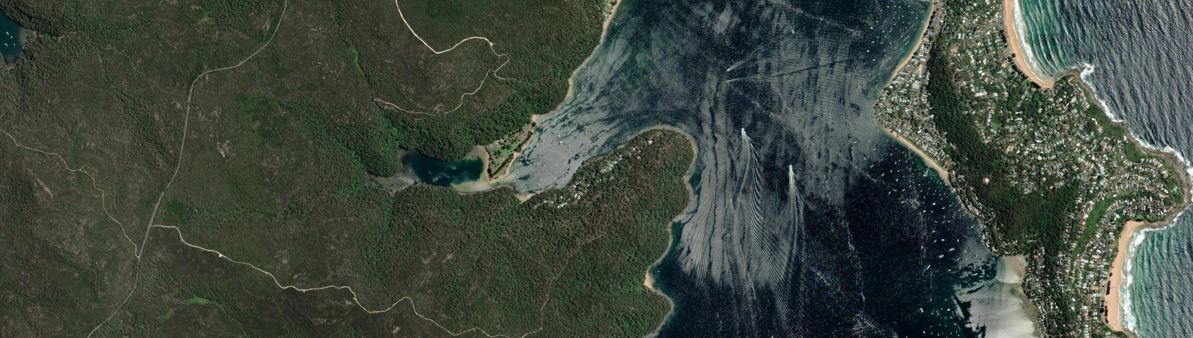 Aerial view of Coasters Retreat, NSW