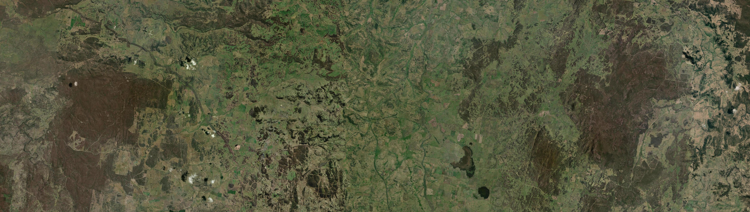 Aerial view of Ben Lomond (NSW), NSW