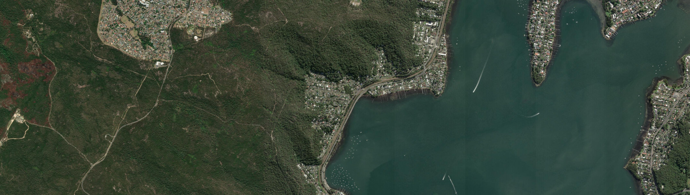 Aerial view of Tascott, NSW