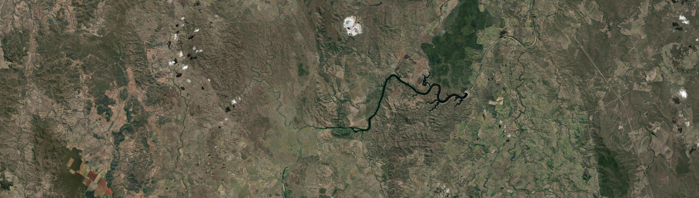 Aerial view of Mingo, QLD