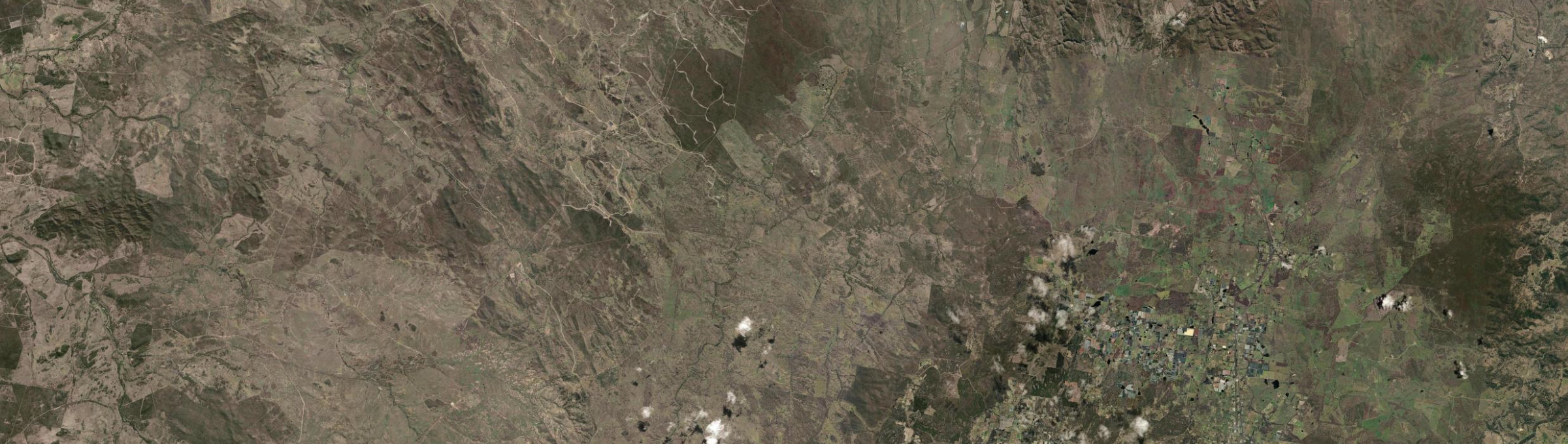 Aerial view of Goldfields, QLD