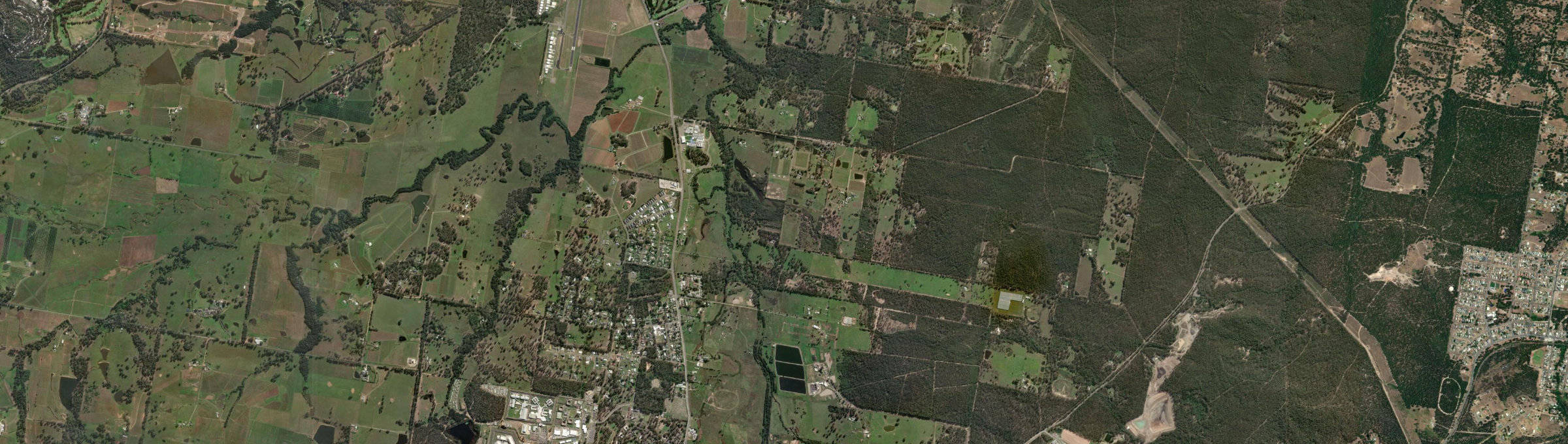 Aerial view of Nulkaba, NSW