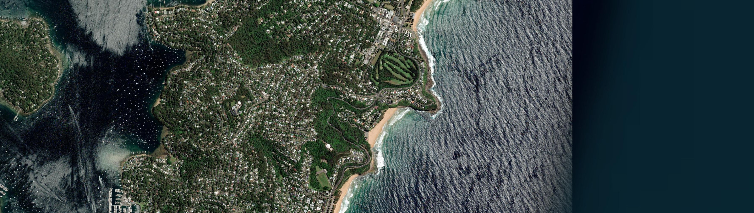 Aerial view of Bilgola Beach, NSW