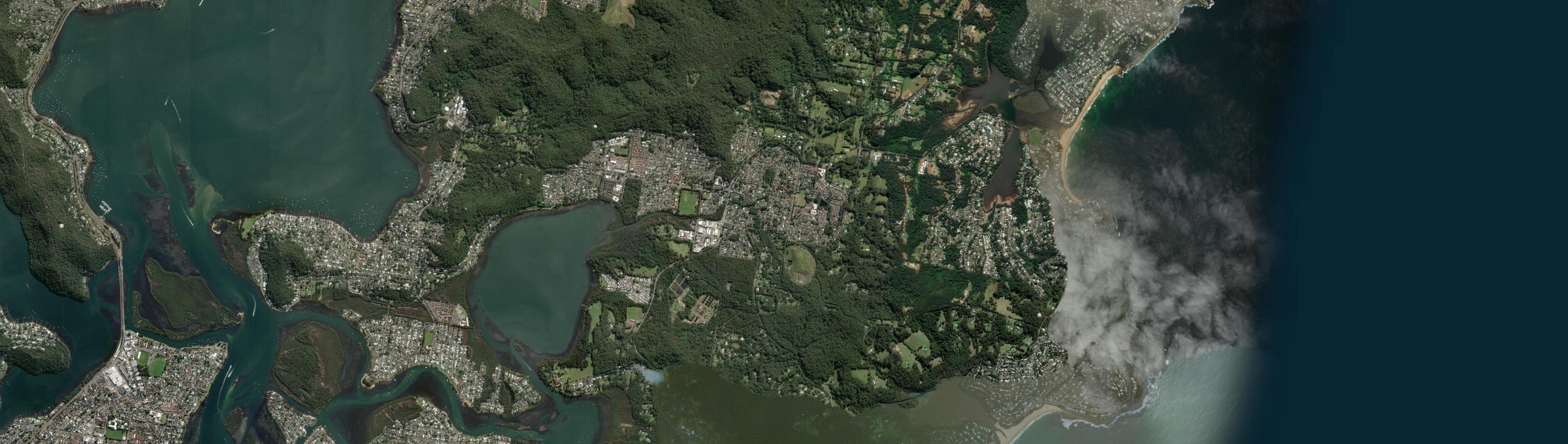 Aerial view of Kincumber, NSW