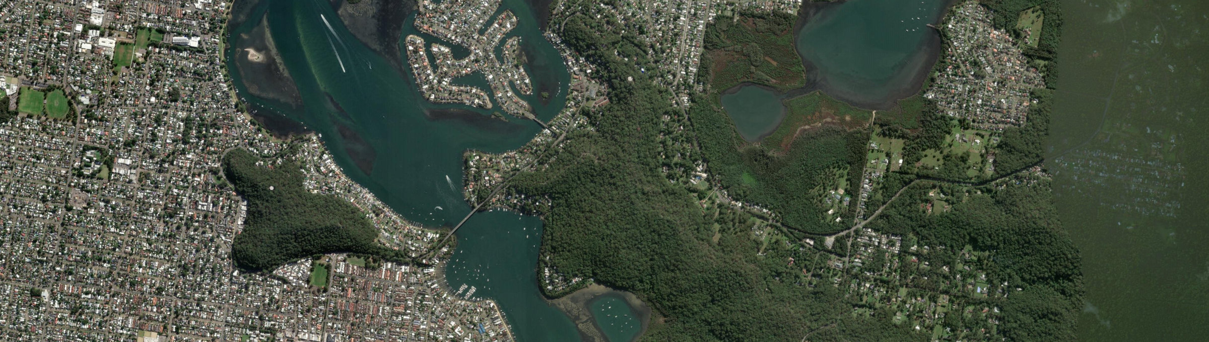 Aerial view of Daleys Point, NSW
