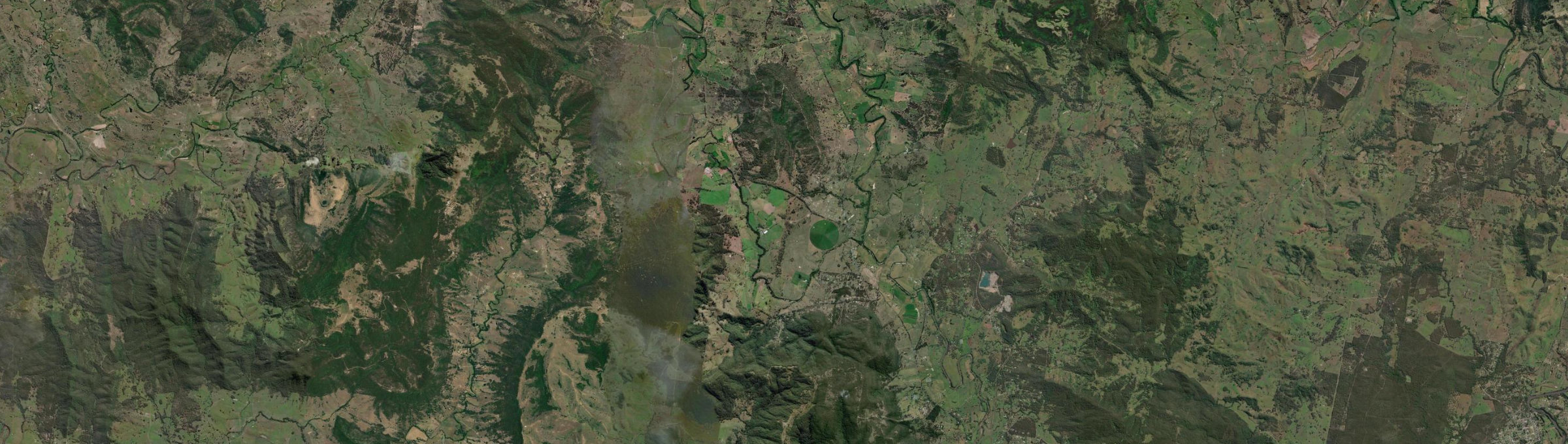Aerial view of Vacy, NSW