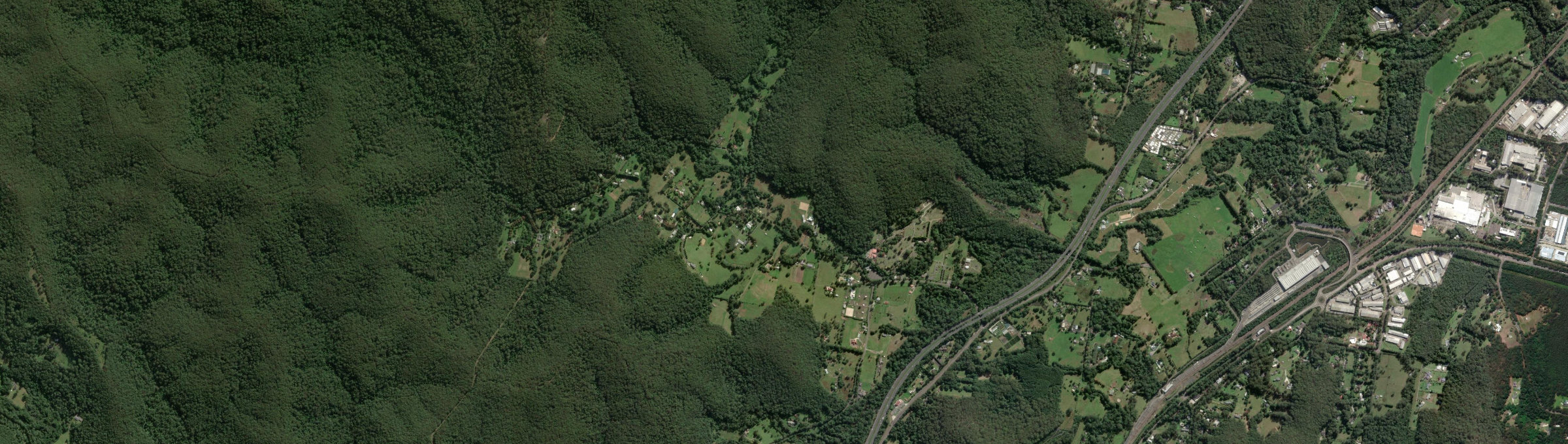 Aerial view of Palmdale (NSW), NSW