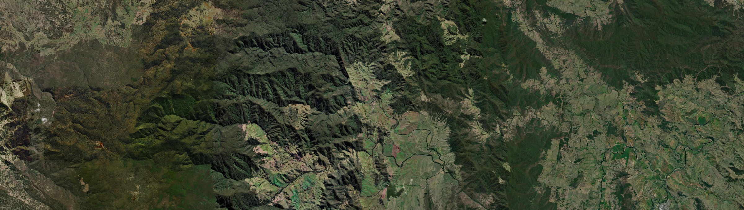 Aerial view of Cobark, NSW