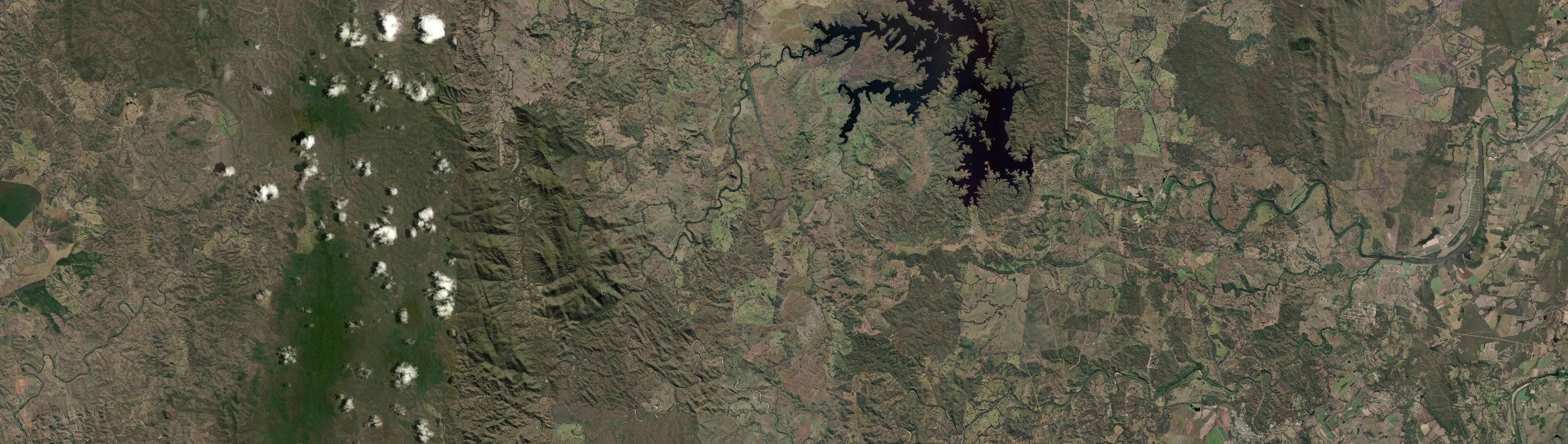 Aerial view of Takilberan, QLD