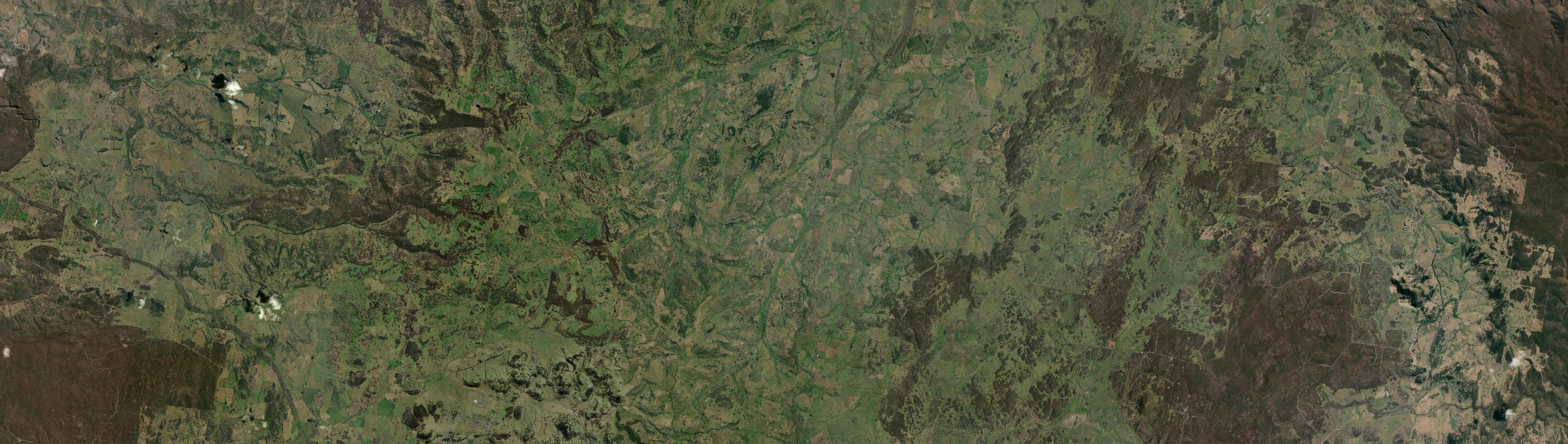 Aerial view of Glencoe (NSW), NSW