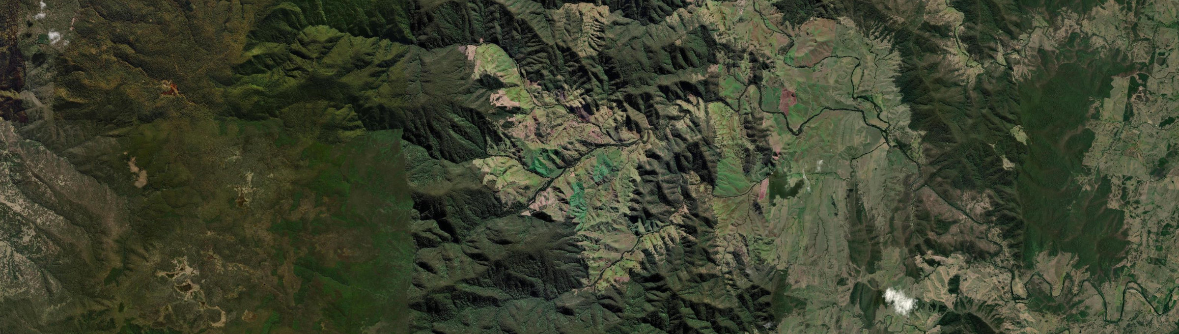Aerial view of Moppy, NSW