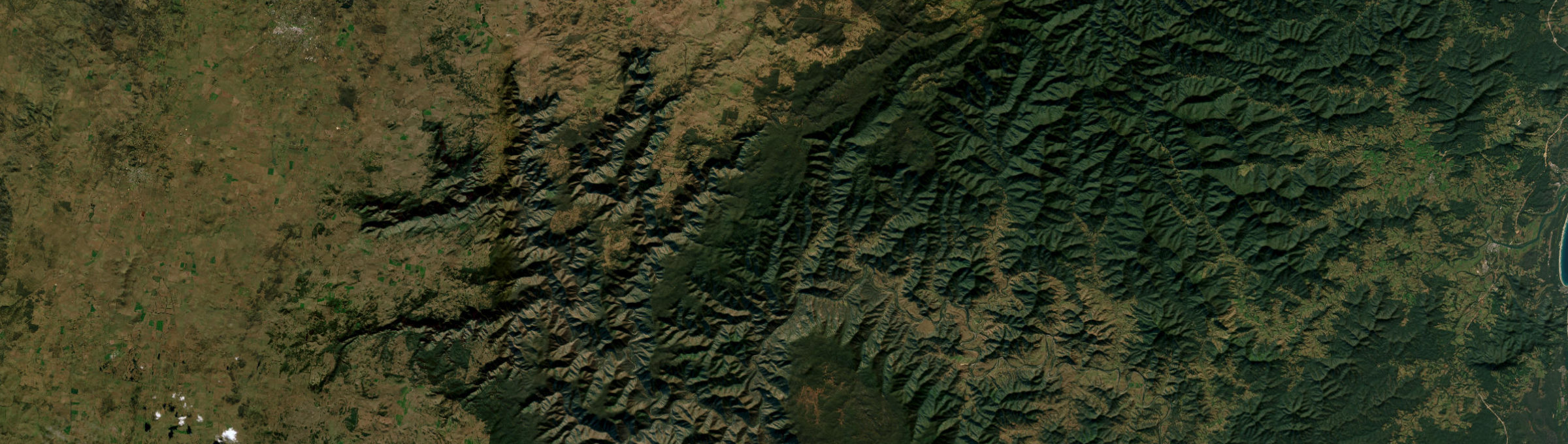Aerial view of Jeogla, NSW