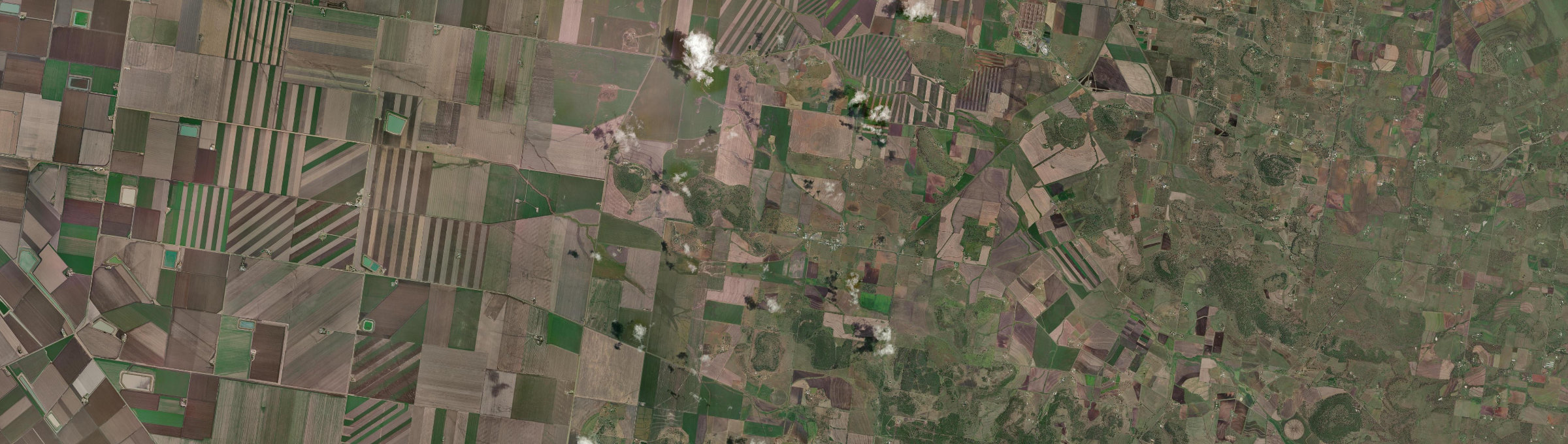 Aerial view of Mount Tyson, QLD