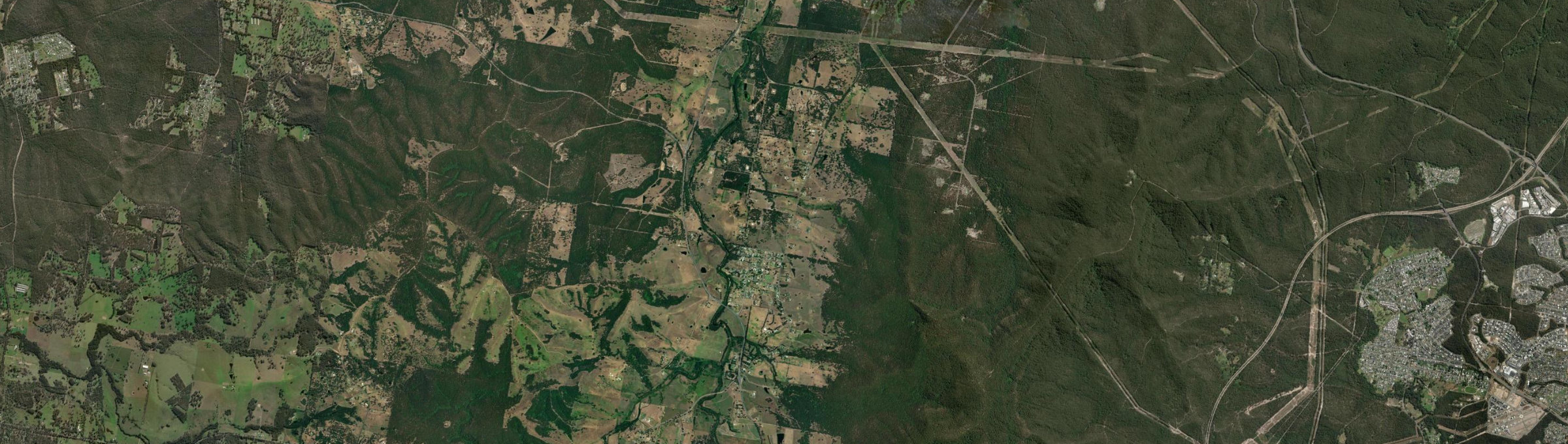 Aerial view of Mulbring, NSW