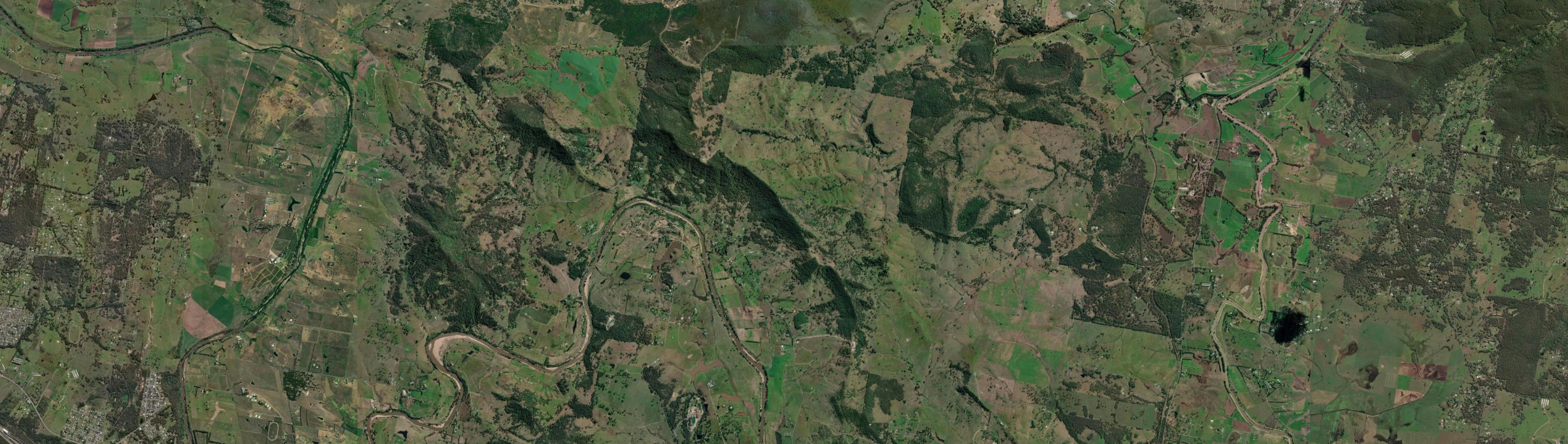 Aerial view of Rosebrook (NSW), NSW