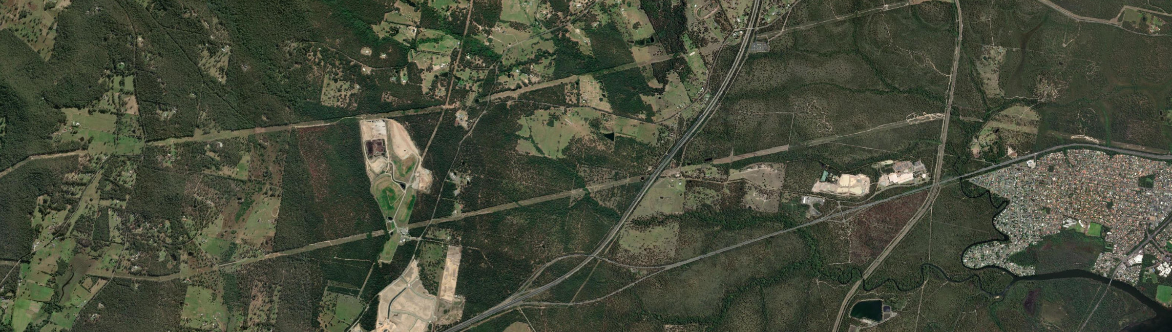 Aerial view of Kiar, NSW