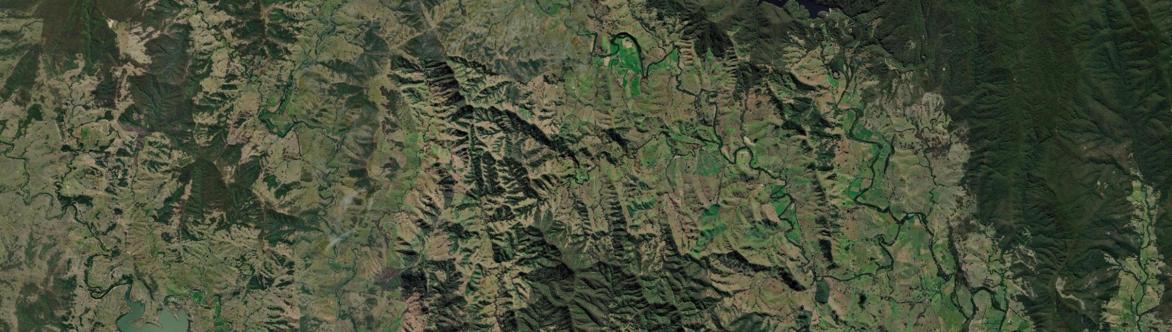 Aerial view of Underbank, NSW