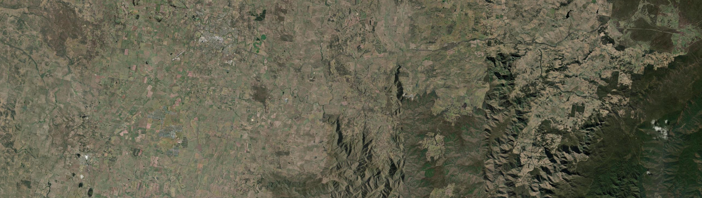 Aerial view of Metz, NSW