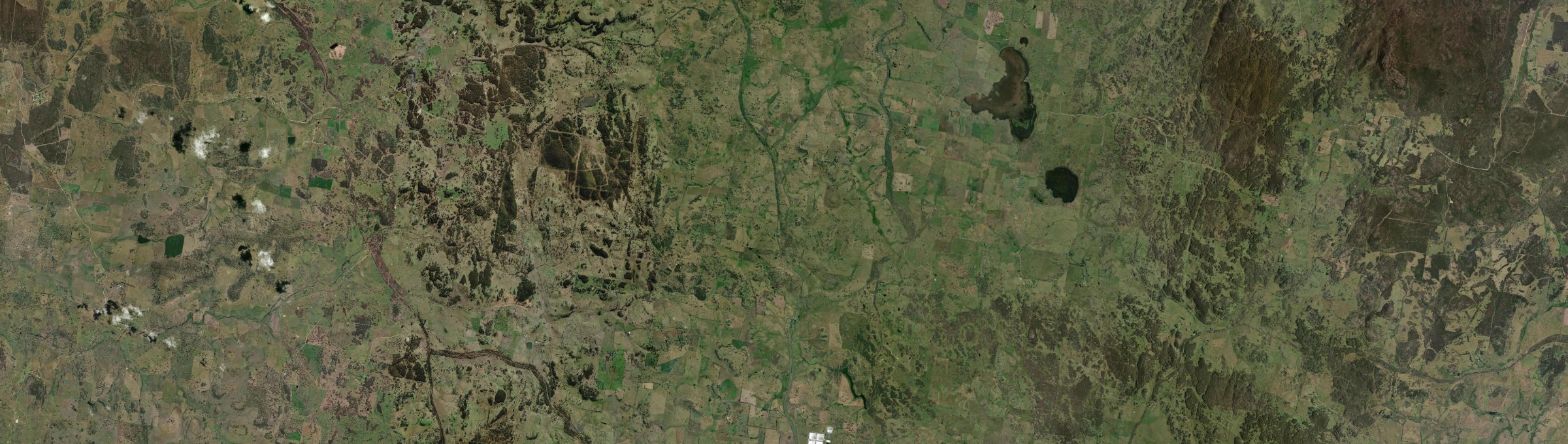 Aerial view of Llangothlin, NSW