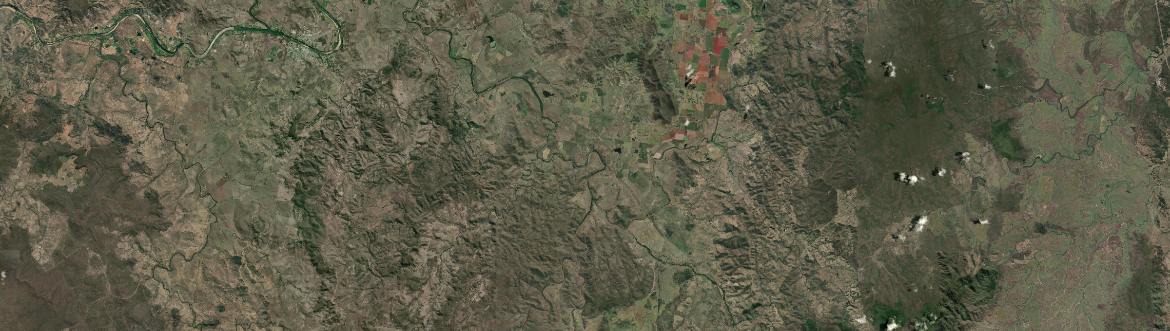 Aerial view of Ban Ban, QLD