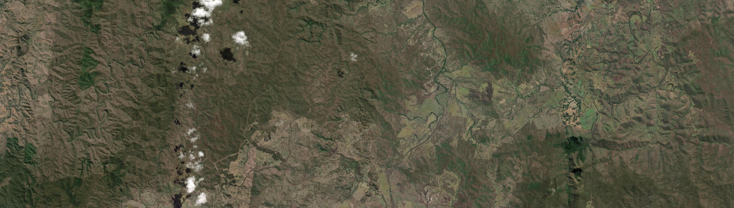 Aerial view of Wonbah, QLD