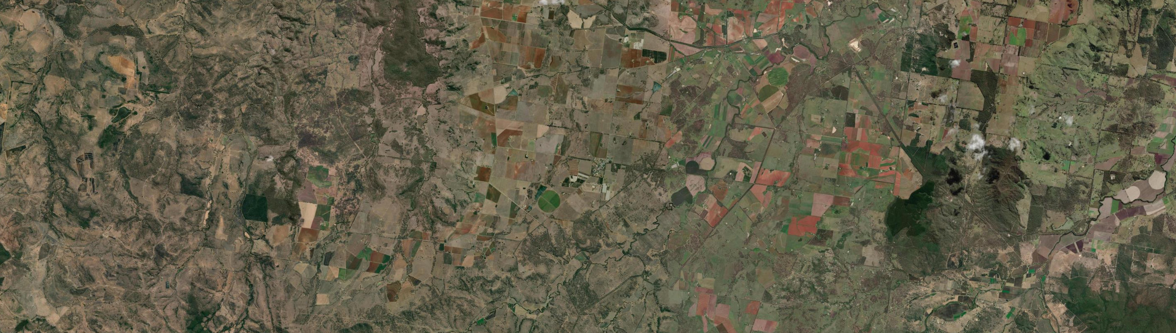 Aerial view of Kumbia, QLD